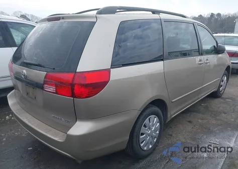 2004 Toyota Sienna Ce z USA, uszkodzony, nr VIN 5TDZA23C64S199550
